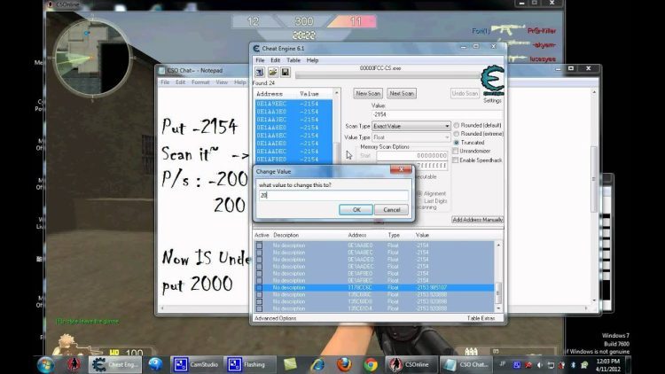 CSO (Crazy Shoter Online)  Fly Hack