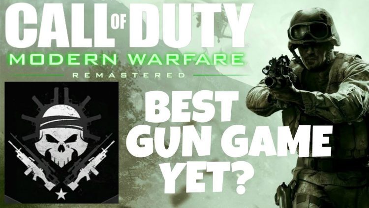 Call of Duty Modern Warfare Remastered GUN Game 30/2 EZ WIN! Cracy Gun Game on WinterCrash