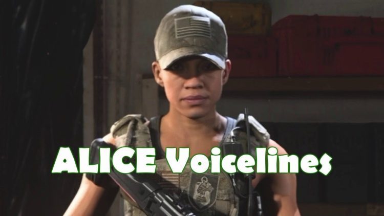 Call of Duty: Warzone – Operator "Alice" Voicelines