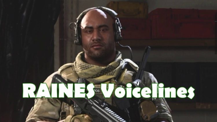 Call of Duty: Warzone – Operator "Raines" Voicelines