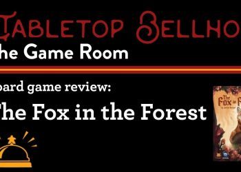 Card Game Review - The Fox in the Forest - a two player only trick taking game from Renegade.