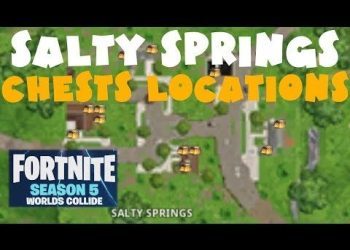 (Chapter 1) Salty Springs Season 5 Chests Locations - Fortnite Battle Royale