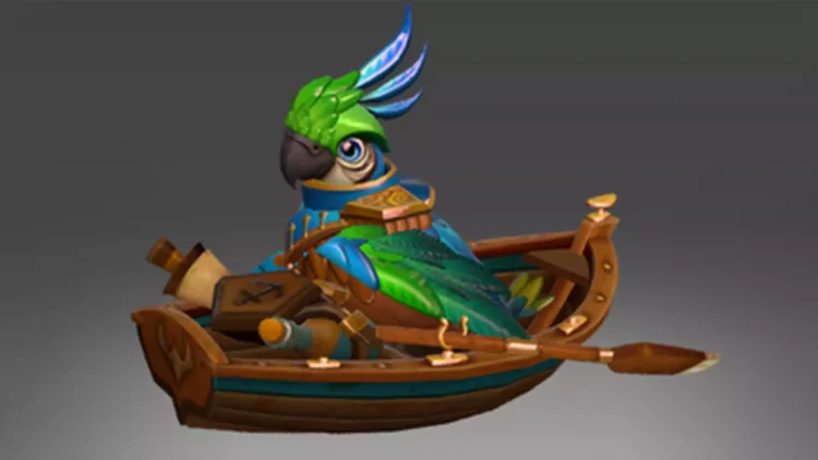 Cosmetics Dota 2- Lt. Squawkins Rowboat Upgrade