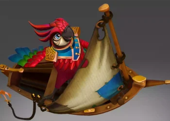 Cosmetics Dota 2- Lt. Squawkins Sailboat Upgrade