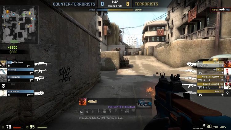 Counter Strike: Global Offensive - Competitive Games: Dust II 22/03/15 (silver lobby)