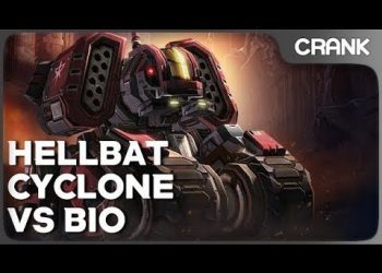 Cyclone/Hellbat vs Bio - Crank's variety StarCraft 2