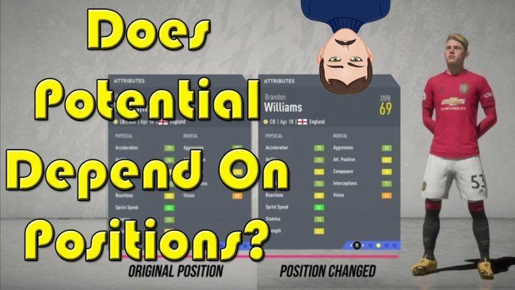 DOES PLAYER POTENTIAL CHANGE WITH DIFFERENT POSITIONS? FIFA 20 - having players out of position