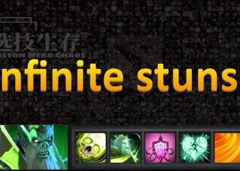 DOTA 2 - CUSTOM HERO CHAOS - INFINITE STUNS!