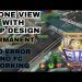 DRONE VIEW WITH MAP DESIGN