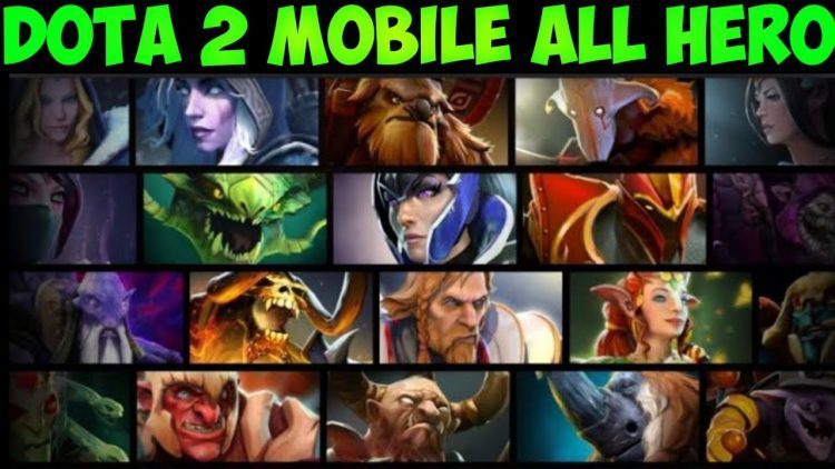 Dota 2 Mobile!!! Review All Hero