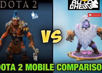 Dota 2 vs Auto Chess Mobile Video Comparison - Dota 2 Mobile