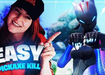 EZ PICKAXE KILL TO WIN THE GAME! (Fortnite: Battle Royale) | KittyPlays