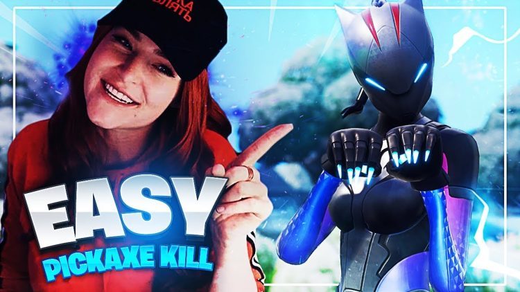 EZ PICKAXE KILL TO WIN THE GAME! (Fortnite: Battle Royale) | KittyPlays