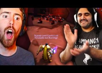 Esfand & Asmongold Do Their FIRST TBC Dungeon! PROT PALADIN IS OP!! | Burning Crusade Classic Beta