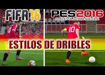 FIFA 16 vs PES 2016 - ESTILOS DE DRIBLES / SKILL and TRICKS MOVES