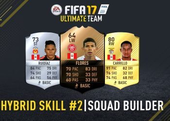 FIFA 17 |  INFORM EDISON FLORES! HYBRID SKILL SQUAD BUILDER #2