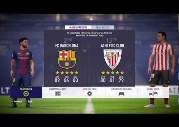 FIFA 18 Barcelona v Athletic Club Bilbao Gameplay (4-1) Full Match HD 29.10.2017