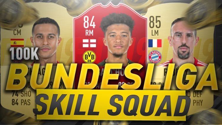 FIFA 19: 100K Bundesliga Skill Squad - FIFA 19 Ultimate Team Squad Builder