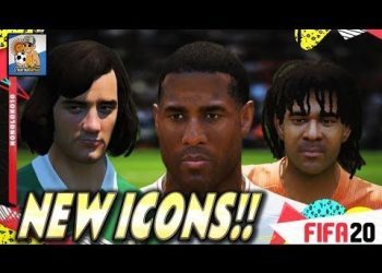 FIFA 20 ALL NEW ICONS FACES (Gullit, Crespo, Zidane, Kaka)