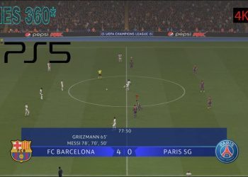 FIFA 21 | Barcelona vs PSG - Champions League Gameplay - Messi Hattrick - PS5/4K