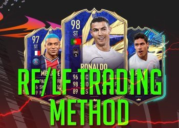 FIFA 21 INSANE LF/RF TRADING METHOD! MAKE 500 COINS A CARD | (BUDGET TRADING TIP)