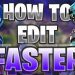 FORTNITE How To Edit Faster PC/Console/PS4 (Settings, Stairs, Tips & Tricks)