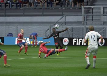 Fifa 16 - Top Corner Lob from the corner of the box