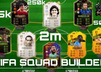 Fifa 21 Diego maradona squad and 125k, 250k, 500k, 2m I created the squads with these budgets