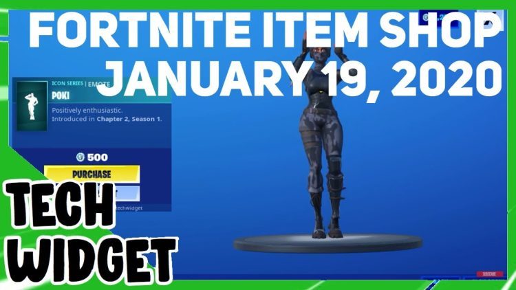 Fortnite Item Shop *NEW* POKI EMOTE AND MORE! [January 19, 2020] (Fortnite Battle Royale)