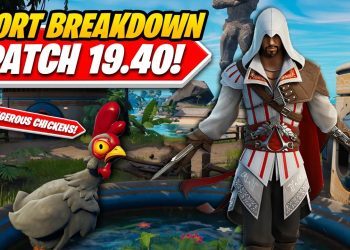 Fortnite Patch 19.40 #SHORTS BREAKDOWN! ALL THE UPDATE HIGHLIGHTS! EZIO! CHICKENS! EARTHQUAKE!