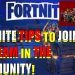 Fortnite Tips To Joining Any Team In The Community! Fornite Battle Royale