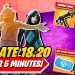 Fortnite Update 18.20: EVERYTHING You NEED TO KNOW In UNDER 5 MINUTES! New WEAPONS & REFUND TOKENS!