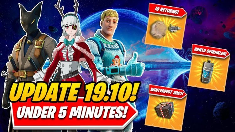 Fortnite Update 19.01 Explained EVERYTHING You NEED TO KNOW About WINTERFEST 2021 In UNDER 5 MINUTES