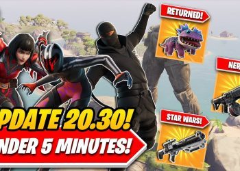 Fortnite Update 20.30: The STAR WARS UPDATE EXPLAINED In Under 5 MINUTES! TILTED DESTROYED!