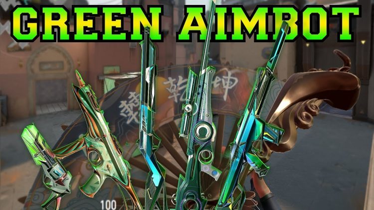 GREEN LOADOUT = aimbot? - Valorant