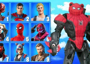 GUESS THE SKIN BY THE MECHA TEAM LEADER STYLE - FORTNITE CHALLENGE