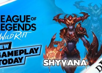 Gameplay League of Legends Wild Rift : "Shyvana" Full Game #47