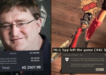 Giving Gaben $$$ everytime he bans hackers