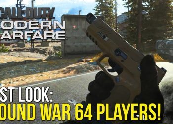 Ground War 64 Player Mode! ~ Call of Duty Modern Warfare Beta