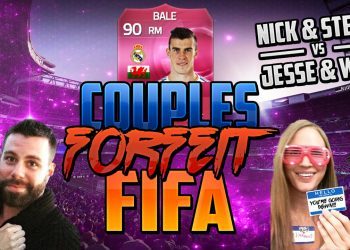 HILARIOUS COUPLES FORFEIT FIFA vs FANGS and DOOBIE - SOMEONE GETS WAXED!!! FIFA 15 Ultimate Team