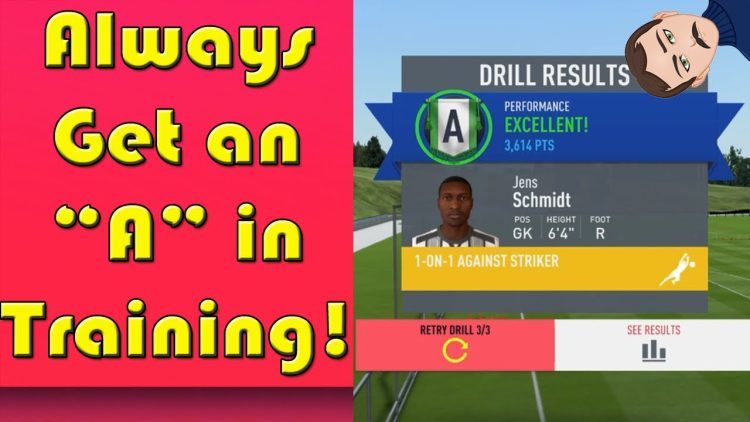 HOW TO GET AN "A" ON 1-ON-1 GK TRAINING! FIFA 20 - Career Mode Training and Fast Growth!
