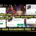 HOW TO GET FREE 1000 DIAMONDS IN FREE FIRE || FREE FIRE PLAYSTORE DIAMONDS TRICK IN TELUGU || REEDEM