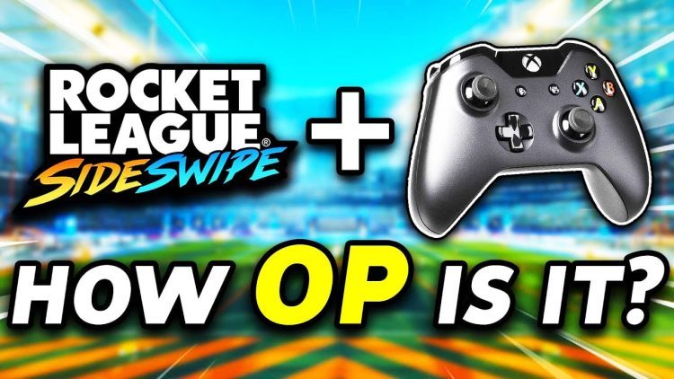 How OP is using a CONTROLLER on MOBILE Rocket League?