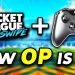 How OP is using a CONTROLLER on MOBILE Rocket League?