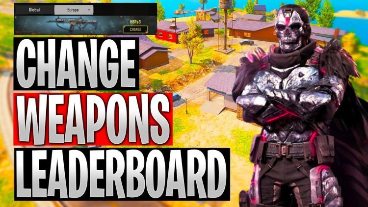 Change weapons in Master Leaderboard codm