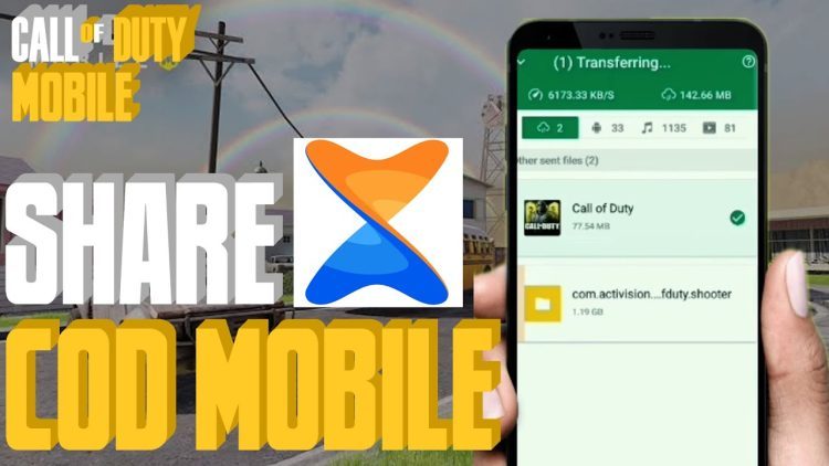 How To Share Call Of Duty Mobile By Xender | How To Send COD Mobile