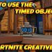 How To Use The Timed Objective In Fortnite Creative! Fortnite Creative Device Tutorials!