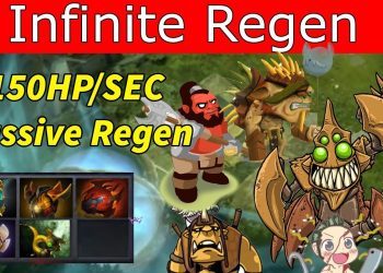 How to make yourself unkillable in Dota 2 - THE INFINITE HEALTH REGEN BUILD!