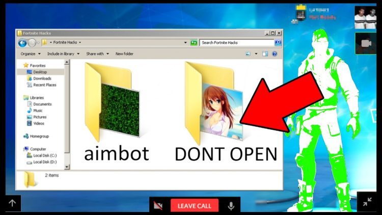 I Screen Shared a HACKER on Fortnite and found this...