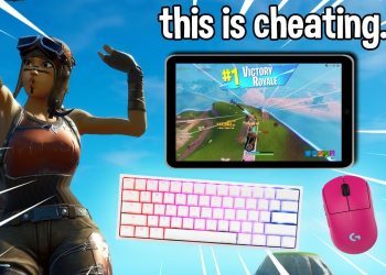 I Used MOUSE and KEYBOARD in MOBILE FORTNITE (Cheating?)